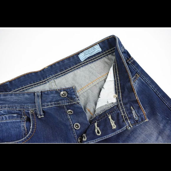 Jack and Jones 29 waist, 32 inseam Button fly mens jeans. - Picture 2 of 5